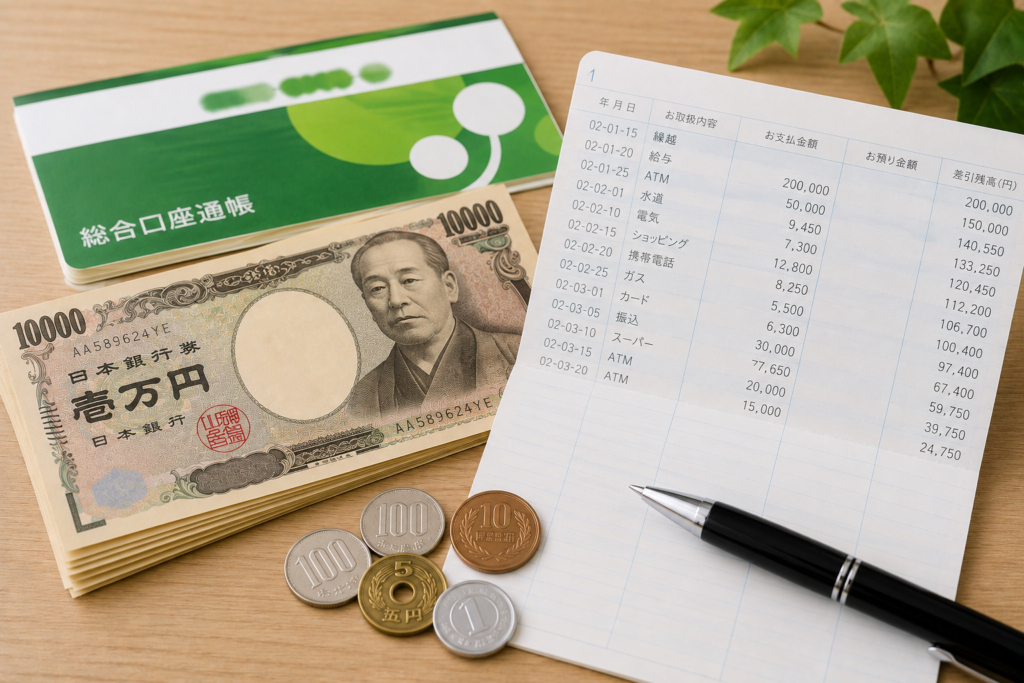 お金と通帳
