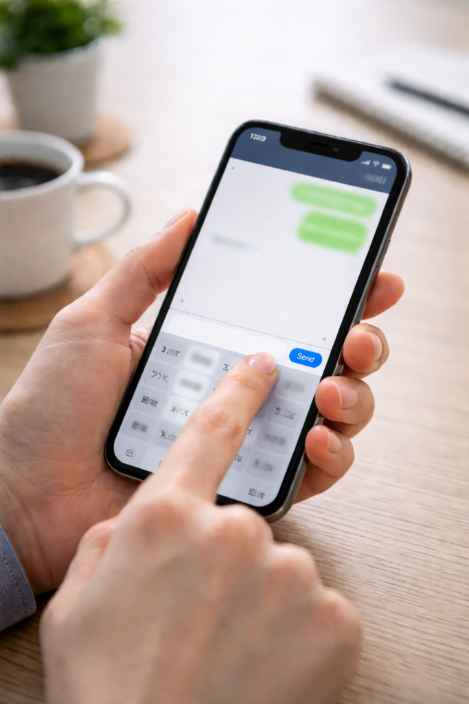 メッセージ送信