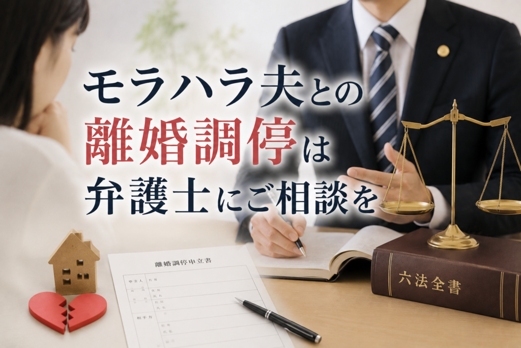 モラハラ夫との離婚調停は弁護士にご相談を