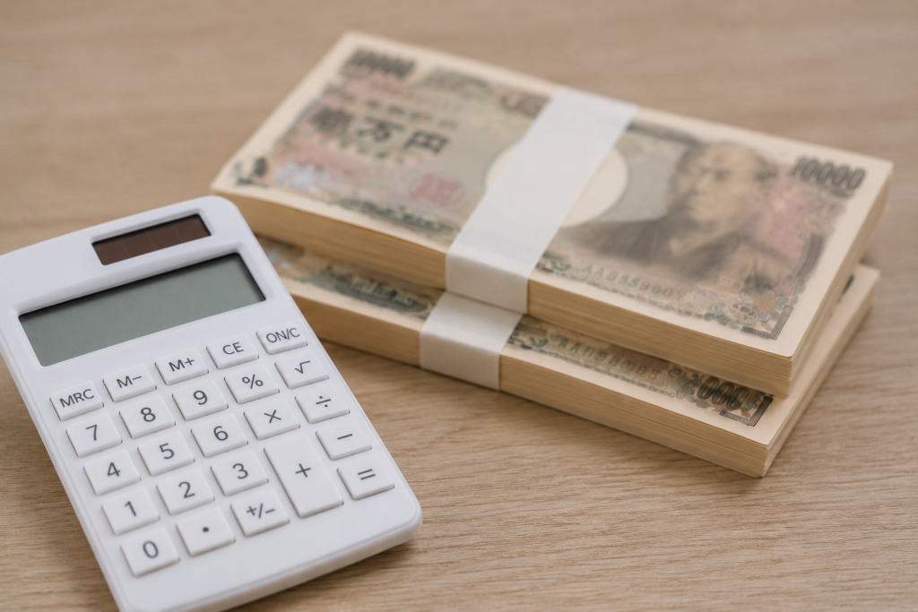 お金と電卓