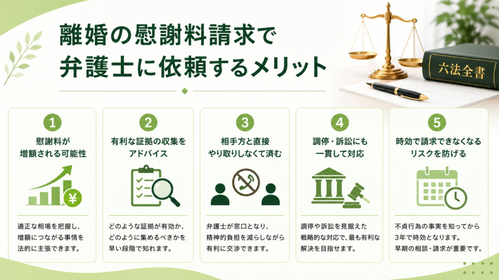 弁護士に依頼するメリット