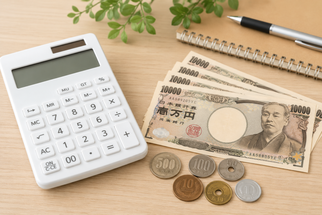 お金と電卓